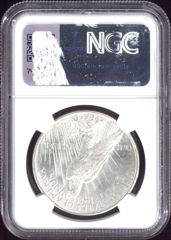 1923-D One Dollar NGC MS62 - US NGC MS62